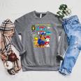 Paw Patrol Comic Book Strip Raglan Sleeve Sweatshirt Deep Heather