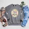 Persuasion Jane Austen Book Flowers Raglan Sleeve Sweatshirt Deep Heather