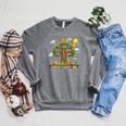 Plant A Seed Read Summer Reading 2026 Book Tree Raglan Sleeve Sweatshirt Deep Heather