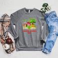 Plant A Seed Read Summer Reading 2026 Kids Library Book Farm Raglan Sleeve Sweatshirt Deep Heather