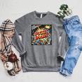 Pocket Rocket Comic Book Style Premium Tri-Blend Raglan Sleeve Sweatshirt Deep Heather Pocket Rocket Comic Book Style Premium Tri-Blend Raglan Sleeve Sweatshirt Deep Heather