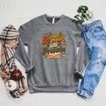 Protein And Proverbs Protein Workout Book Lover Retro Raglan Sleeve Sweatshirt Deep Heather