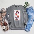Queen Of Books Premium Tri-Blend Raglan Sleeve Sweatshirt Deep Heather Queen Of Books Premium Tri-Blend Raglan Sleeve Sweatshirt Deep Heather