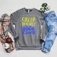 Queer Romance Book Club Raglan Sleeve Sweatshirt Deep Heather Queer Romance Book Club Raglan Sleeve Sweatshirt Deep Heather
