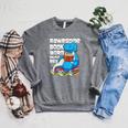 Rawrsome Bookworm Dinosaur T-Rex Book Reading Boys Raglan Sleeve Sweatshirt Deep Heather Rawrsome Bookworm Dinosaur T-Rex Book Reading Boys Raglan Sleeve Sweatshirt Deep Heather