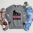 I Read Banned Books Banned Books Week Reading Women Raglan Sleeve Sweatshirt Deep Heather