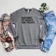 Read Books Lift Weights Fight Fascists Reading Activism Raglan Sleeve Sweatshirt Deep Heather Read Books Lift Weights Fight Fascists Reading Activism Raglan Sleeve Sweatshirt Deep Heather