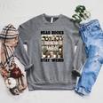 Read Books Stay Weird Book Lover Reading Raglan Sleeve Sweatshirt Deep Heather