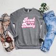 Read To Me Daddy Cute Book Lover Raglan Sleeve Sweatshirt Deep Heather Read To Me Daddy Cute Book Lover Raglan Sleeve Sweatshirt Deep Heather