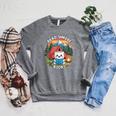 Read Smore Books Cute Marshmallow Camp Reading Library Kids Raglan Sleeve Sweatshirt Deep Heather