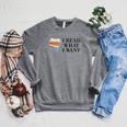 I Read What I Want Book Lovers Readers Raglan Sleeve Sweatshirt Deep Heather