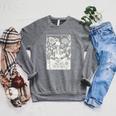The Reader Book Lover Reading Bookworm Reader Raglan Sleeve Sweatshirt Deep Heather