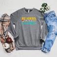 Readers Are Leaders Books Librarian Library Book Lover Raglan Sleeve Sweatshirt Deep Heather Readers Are Leaders Books Librarian Library Book Lover Raglan Sleeve Sweatshirt Deep Heather