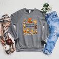 Reading Book Lover Bookish Camping Read With The Locals Raglan Sleeve Sweatshirt Deep Heather