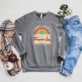 Reading Books Read Library Nerd Geek Literature Bookworm Raglan Sleeve Sweatshirt Deep Heather