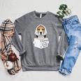 Reading Is My Favorite Sport Beagle Book Lover Raglan Sleeve Sweatshirt Deep Heather