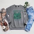 Reading Is My Favorite Sport Book Lover Bookworm Raglan Sleeve Sweatshirt Deep Heather
