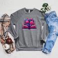 Reading Lover Librarian Book Lovers Flowers English Roses Raglan Sleeve Sweatshirt Deep Heather Reading Lover Librarian Book Lovers Flowers English Roses Raglan Sleeve Sweatshirt Deep Heather