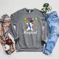 Reading Is Magical Book Lover Unicorn Student Teacher For Men Women Kids Raglan Sleeve Sweatshirt Deep Heather Reading Is Magical Book Lover Unicorn Student Teacher For Men Women Kids Raglan Sleeve Sweatshirt Deep Heather