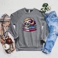 Reading Muffler Sloth On Stack Of Books Premium Tri-Blend Raglan Sleeve Sweatshirt Deep Heather Reading Muffler Sloth On Stack Of Books Premium Tri-Blend Raglan Sleeve Sweatshirt Deep Heather
