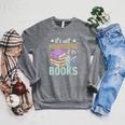 Reading Nerd Its Not Hoarding If Its Books Hoarding Raglan Sleeve Sweatshirt Deep Heather
