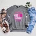 Reading Reader Crazy Book Lady English Teacher Raglan Sleeve Sweatshirt Deep Heather Reading Reader Crazy Book Lady English Teacher Raglan Sleeve Sweatshirt Deep Heather