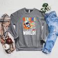 Reading Space Exploration Book Astronomy Lover Bookworm Raglan Sleeve Sweatshirt Deep Heather Reading Space Exploration Book Astronomy Lover Bookworm Raglan Sleeve Sweatshirt Deep Heather