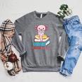 Readolotl Cute Read Axolotl Book Lover Librarian Bookworm Raglan Sleeve Sweatshirt Deep Heather Readolotl Cute Read Axolotl Book Lover Librarian Bookworm Raglan Sleeve Sweatshirt Deep Heather