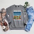 I Rescue Books And Trapped In The Bookstore Retro Bookreader Raglan Sleeve Sweatshirt Deep Heather