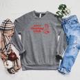Retro Book Lover Reading Club Quote Raglan Sleeve Sweatshirt Deep Heather