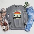 Retro Take A Look It's In A Book Reading Raglan Sleeve Sweatshirt Deep Heather Retro Take A Look It's In A Book Reading Raglan Sleeve Sweatshirt Deep Heather