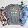 A Room Without Books Is Like a Body Without Soul Librarian Raglan Sleeve Sweatshirt Deep Heather A Room Without Books Is Like a Body Without Soul Librarian Raglan Sleeve Sweatshirt Deep Heather
