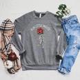 Run Little Mouse Book Lover Smut Reader Raglan Sleeve Sweatshirt Deep Heather