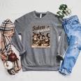 Salem Book Club Bookish Halloween Retro Salem Witch Book Raglan Sleeve Sweatshirt Deep Heather Salem Book Club Bookish Halloween Retro Salem Witch Book Raglan Sleeve Sweatshirt Deep Heather