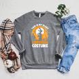 This Is My Scary Librarian Halloween Book Lover Scary Reader Raglan Sleeve Sweatshirt Deep Heather