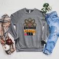 In My Science Of Reading Era Book Lover Reading Teacher Raglan Sleeve Sweatshirt Deep Heather