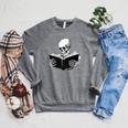 Skeleton Reading Book Bookworm Reader Bookish Halloween Raglan Sleeve Sweatshirt Deep Heather Skeleton Reading Book Bookworm Reader Bookish Halloween Raglan Sleeve Sweatshirt Deep Heather