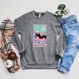 The Slow Burn Tarot Dark Romance Reader Smut Smutty Book Raglan Sleeve Sweatshirt Deep Heather