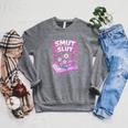 Smut Slut Book Clubs Provocative Literature Reader Raglan Sleeve Sweatshirt Deep Heather