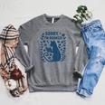 Sorry I'm Booked Cat Reading Book Boho Flowers Vintage Raglan Sleeve Sweatshirt Deep Heather