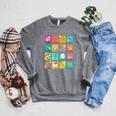 Spanish Teacher Book Back To School Raglan Sleeve Sweatshirt Deep Heather Spanish Teacher Book Back To School Raglan Sleeve Sweatshirt Deep Heather