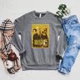 Star Wars The Book Of Boba Fett Fennec Outlaws Poster Raglan Sleeve Sweatshirt Deep Heather