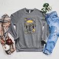 Star Wars The Book Of Boba Fett Galactic Outlaw Logo V-2 Raglan Sleeve Sweatshirt Deep Heather