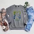 Star Wars The Book Of Boba Fett Galaxy Gradient Portrait Raglan Sleeve Sweatshirt Deep Heather Star Wars The Book Of Boba Fett Galaxy Gradient Portrait Raglan Sleeve Sweatshirt Deep Heather