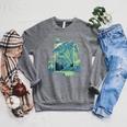 Star Wars The Book Of Boba Fett Grogu Luke Skywalker Ahsoka Raglan Sleeve Sweatshirt Deep Heather Star Wars The Book Of Boba Fett Grogu Luke Skywalker Ahsoka Raglan Sleeve Sweatshirt Deep Heather