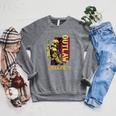 Star Wars The Book Of Boba Fett Outlaw Color Pop Raglan Sleeve Sweatshirt Deep Heather Star Wars The Book Of Boba Fett Outlaw Color Pop Raglan Sleeve Sweatshirt Deep Heather
