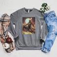 Star Wars The Book Of Boba Fett Portrait Raglan Sleeve Sweatshirt Deep Heather