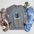 Star Wars The Book Of Boba Fett Vintage Portrait Raglan Sleeve Sweatshirt Deep Heather