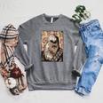 Star Wars Chewbacca Comic Book Character Portrait Raglan Sleeve Sweatshirt Deep Heather Star Wars Chewbacca Comic Book Character Portrait Raglan Sleeve Sweatshirt Deep Heather
