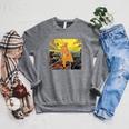 Star Wars The Mandalorian Din Djarin Comic Book Raglan Sleeve Sweatshirt Deep Heather